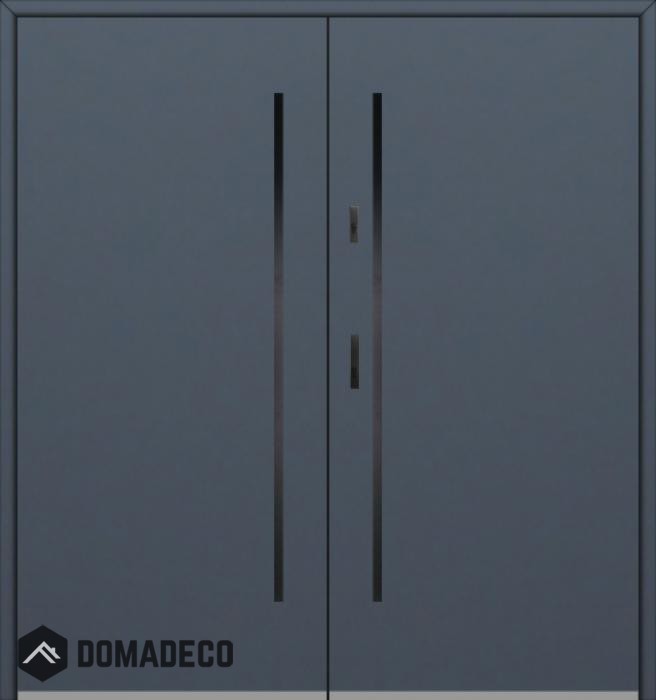 Fargo 1 double - puerta delantera francesa contemporánea