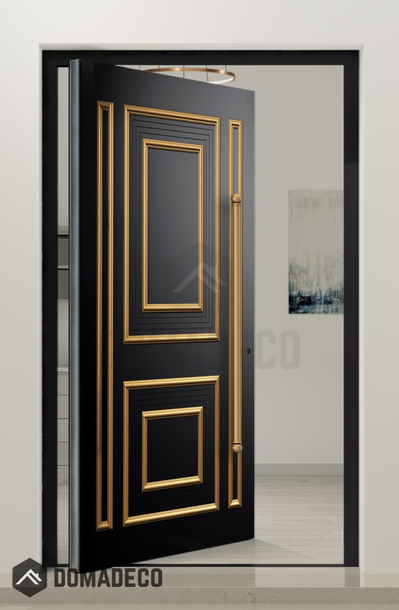 PIVOT CL16 - Puerta de entrada de aluminio de estilo tradicional