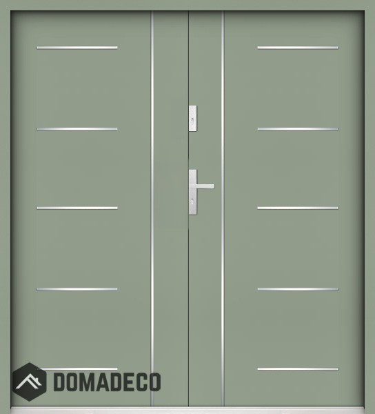 Sta Cortez Double - doble puerta delantera exterior de acero inoxidable