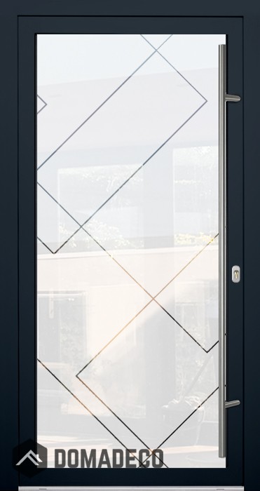 LIM-BATCH Glass S15 - puerta delantera esmerilada de calidad con decoración transparente