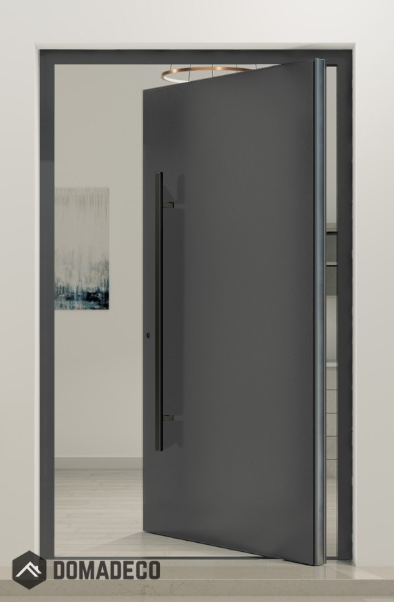 PIVOT Basic: puerta delantera con pivote de aluminio liso