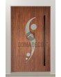 LIM 11E - puerta de aluminio para entrada