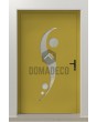 LIM 11E - puerta de aluminio para entrada