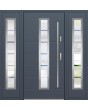 Fargo 12C T - puerta entrada moderna con dos sidelites
