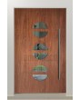 LIM 13E - puerta de entrada de aluminio vidriado