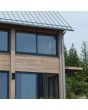 AL86-D2 - Ventana doble de aluminio oscilobatiente