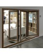Puertas plegables de aluminio de 3 hojas