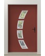 PIVOT 21A - Puerta pivotante exterior moderna de aluminio