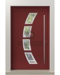 LIM 21A - puerta principal de aluminio con cristal