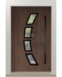 PIVOT 21A - Puerta pivotante exterior moderna de aluminio
