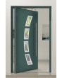 PIVOT 21A - Puerta pivotante exterior moderna de aluminio