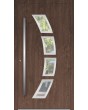 LIM 21A - puerta principal de aluminio con cristal