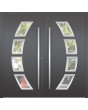 LIM 21A doble - puerta delantera exterior doble con cristal