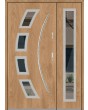 Fargo 21A DB - puerta entrada moderna con sidelite