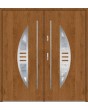 Fargo 24 double - puerta de entrada double contemporánea para casa