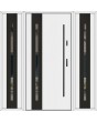 Fargo 26B T - puerta entrada metalica con dos sidelites