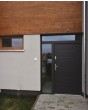 configuración personalizada - Puerta Fargo con luz lateral izquierda y superior (vista desde el exterior)