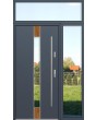 configuración personalizada - Puerta Fargo con luz lateral derecha y superior (vista desde el exterior)