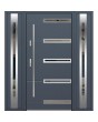 Fargo 39 T - puerta entrada metalica con dos sidelites