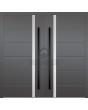 LIM 41 doble - puerta delantera doble de aluminio con listón