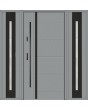 Fargo 41A T - puerta entrada exterior con dos sidelites