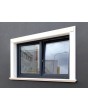 AL86-D2 - Ventana doble de aluminio oscilobatiente