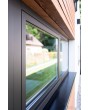 AL86-D1 - Ventana doble de aluminio oscilobatiente / fija