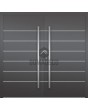 LIM AP04 doble - puerta batiente doble de aluminio con franjas