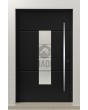 PIVOT AP06 - Puerta de entrada pivotante de aluminio para uso intensivo