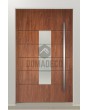 PIVOT AP06 - Puerta de entrada pivotante de aluminio para uso intensivo