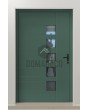 LIM AP07 - puerta moderna de aluminio para villas modernas