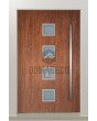 PIVOT AP08 - puerta pivotante grande de aluminio con cristal