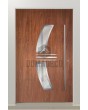 PIVOT AP15 - puerta de entrada pivotante única de aluminio
