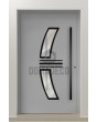 LIM AP15 - puerta de entrada de vidrio aluminio