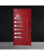 PIVOT AP18 - Puerta de entrada contemporánea con bisagra de aluminio