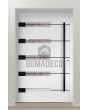 LIM AP18A - puerta delantera simple de aluminio