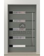 PIVOT AP18A - puerta de aluminio con un solo pivote