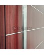 LIM AP04 doble - puerta batiente doble de aluminio con franjas