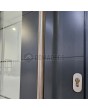 PIVOT AP06 - Puerta de entrada pivotante de aluminio para uso intensivo