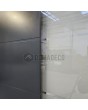 LIM AP06 doble - puerta de entrada de aluminio con doble bisagra y cristal
