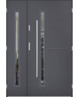 Sta Arago Duo - puerta entrada moderna con sidelite