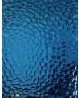 PIVOT B3 - puerta pivotante de aluminio recubierta con chapa de acero inoxidable azul