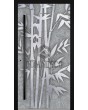 LIM Bamboo - puerta principal con textura de bambú de metal fresado