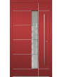 LIM Bandera - puerta de entrada de aluminio contemporánea