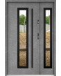 Sta Hevelius Duo Noir - puerta entrada metalica con sidelite