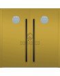 LIM Bila doble - puerta de seguridad exterior de aluminio con cristal redondo