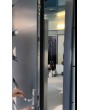 LIM Paris - puerta de entrada de aluminio con textura Torre Eiffel de metal fresado