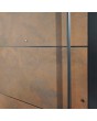 LIM Bruno doble - doble puerta delantera de aluminio revestida de cuarzo sinterizado de óxido