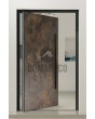 PIVOT Bruno - puerta pivotante de aluminio recubierta de cuarzo sinterizado antioxidante