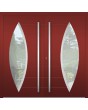 LIM C11 doble: puerta principal doble de aluminio de alta resistencia con cristal.